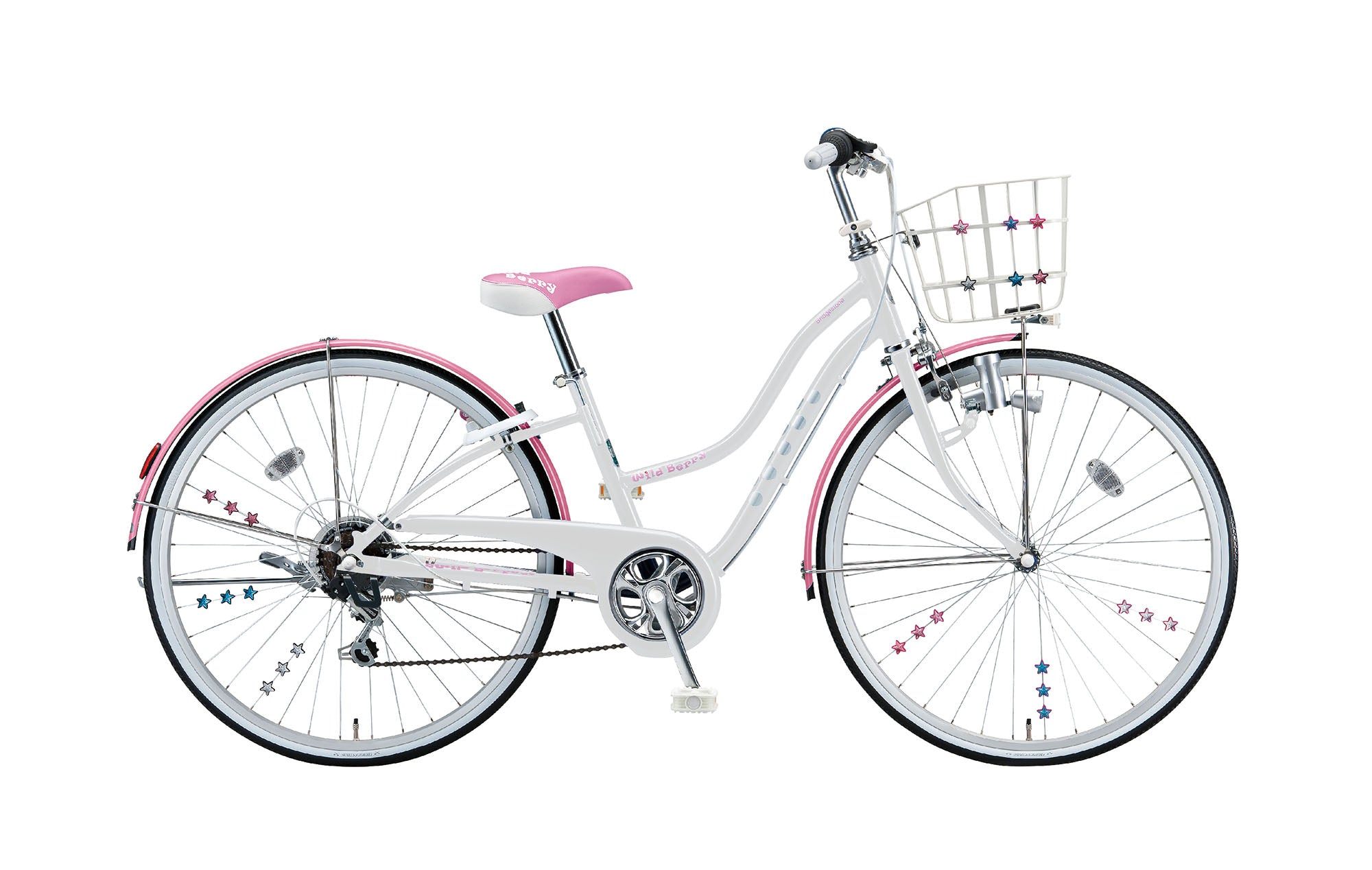 ブリヂストン　ワイルドベリー　ピンク　自転車　24インチ　子供用自転車